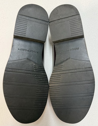 Rockport bequeme DMX Slipper Leder Penny Loafer weinrot burgunderrot Größe 8W gebraucht, in einwandfreiem Zustand - Bild 9 von 14