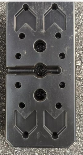 Weider Pro Power 12.5 Lbs Vinyl Rectangle Weight Plate Bodybuilding Set of 2 - Picture 6 of 6