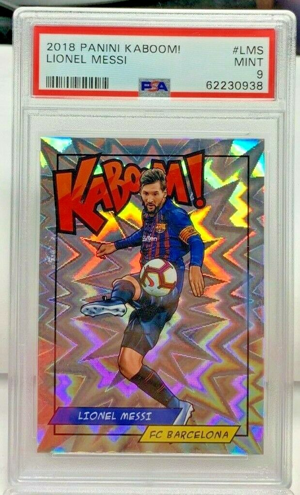 Lionel Messi 2018 Panini Kaboom! # K-Lms - PSA 9 Ungebraucht