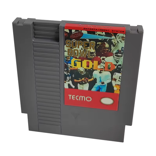 Tecmo Super Bowl Gold NES Game Cart 🏈 8Bit 72Pin USA PAL Classic Konsole - Bild 2 von 3