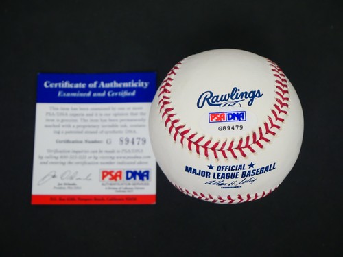 RALPH KINER SIGNED OFFICIAL OMLB BASEBALL INSCRIBED "HOF 75" WITH PSA COA - Picture 7 of 7