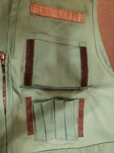 BROWNING Leather Trimmed Shooting Vest Trap Skeet Hunting VTG Vintage MADE USA - Picture 5 of 10