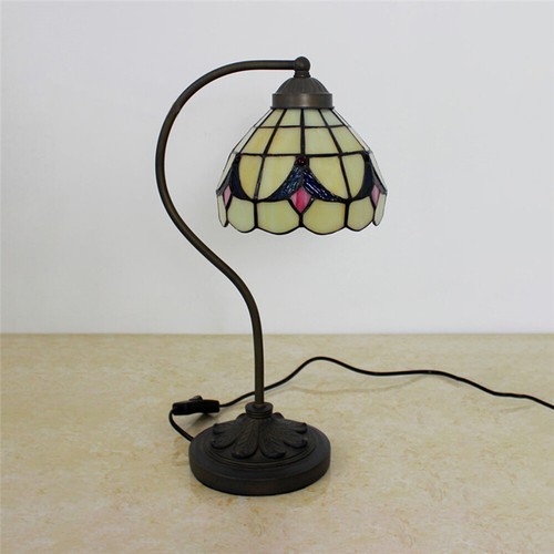 Traditional Cone Shade Reading Light Metal Gooseneck Table Light Bedside Lamp - Picture 4 of 8