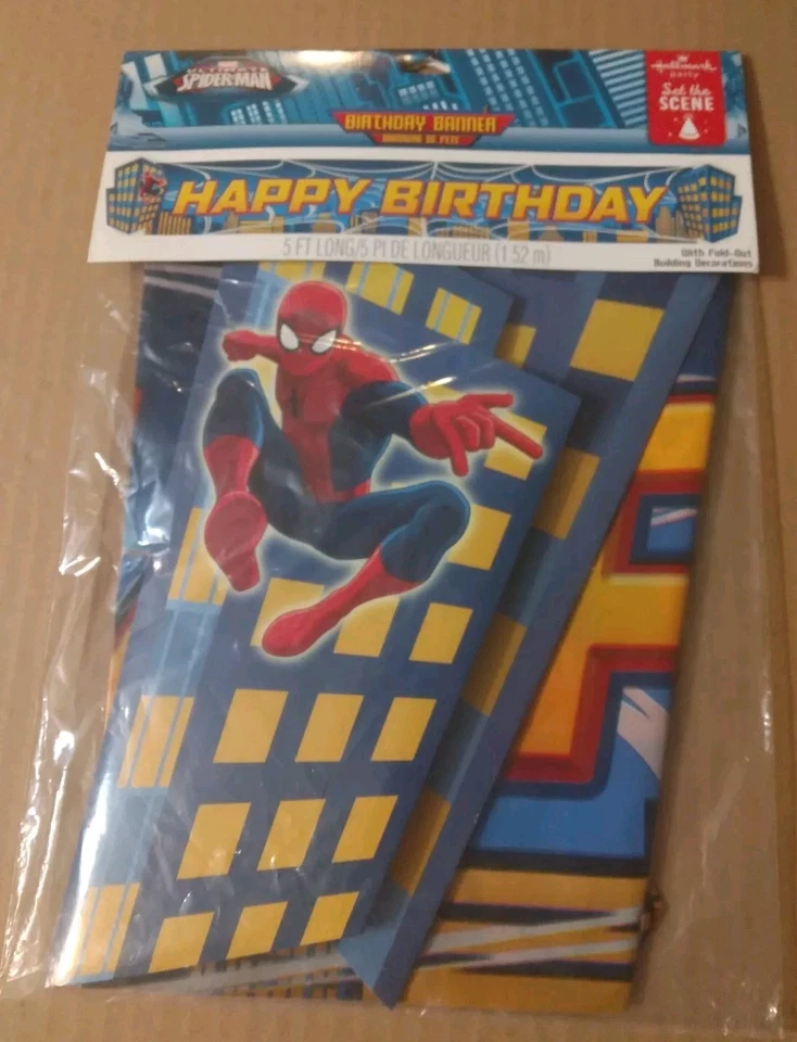 Nuevo Nuevo en Paquete Ultimate Spider Man Marvel Hallmark Supply Paquete Completo Fiesta de 8 Foto 4 de 4