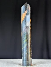 Blue Tiger Eye Tower Crystal Point Chakra Mineral