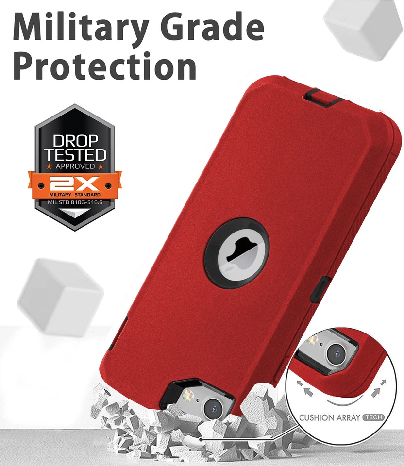 Shockproof Case For iPhone 16 15 14 13 12 11 Pro Max XR X 8 7 Plus SE Heavy Duty - Image 4 of 4