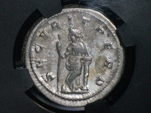 Roman Empire AD 238-244 Gordian III Silver Double Denarius NGC Ch VF - VaultBox - Picture 3 of 3