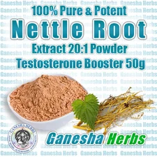 100% Pure Nettle Root High Potency 20:1 Extract Powder Testosterone Booster 100g