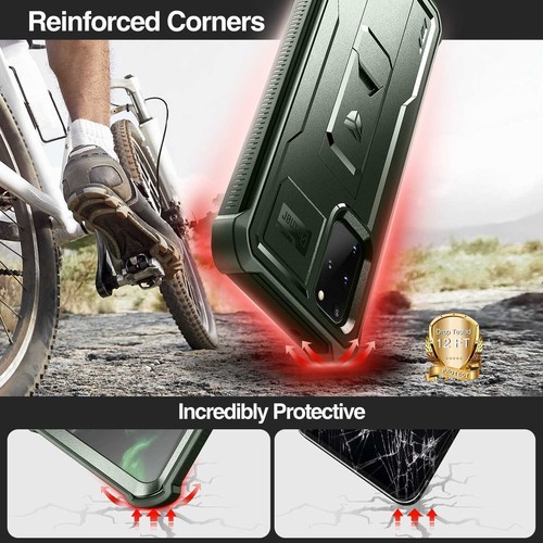 Dexnor für Samsung Galaxy S20 Plus Hülle Heavy Duty Robuste Handyhülle Kickstand - Bild 52 von 55