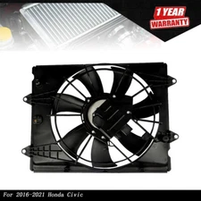 Radiator Cooling Fan Assembly For Honda Civic LX-P 2.0L 2016 2017 2018-2021