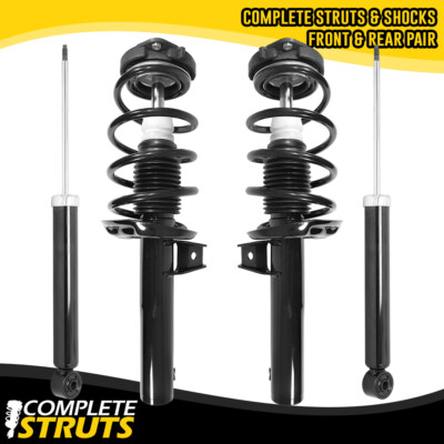 10-14 Volkswagen Golf Front Quick Complete Struts & Rear Shock Absorbers Bundle