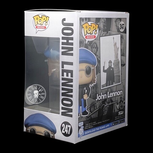 Funko Pop + Protector! Rocks #247 John Lennon in Peacoat (Funko Shop) *Neuwertig* - Bild 4 von 11