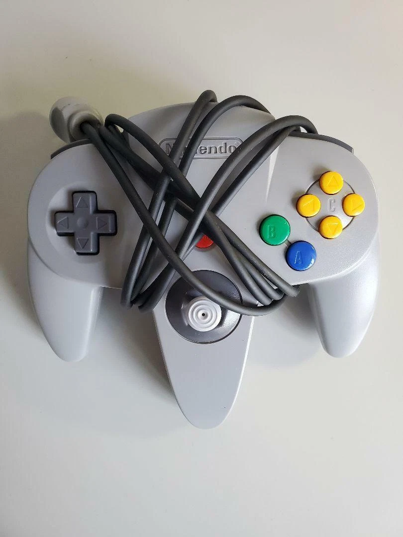 Nintendo 64 Clear Aqua Blue Console Retro Video Game Test Working
