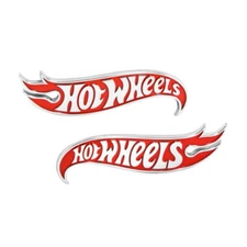 2x OEM Camaro Hot Wheels Edition Deck for Emblem Badge Red