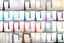 HOTEL HIGH QUALITY VALANCE WINDOW SCARF SWAG VOILE SHEER ELEGANT TOPPER 216 LONG