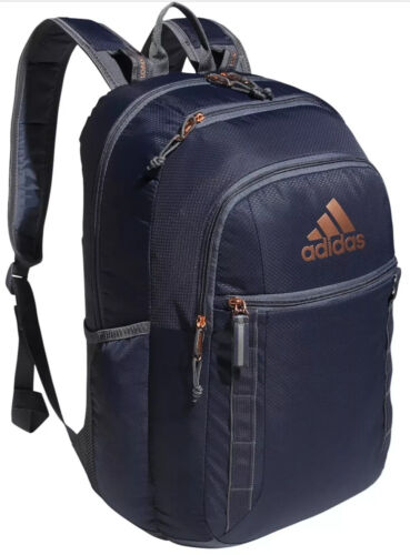 Adidas Excel 7 Navy Blue Backpack 16" With Laptop Storage One Size Fits All NEW