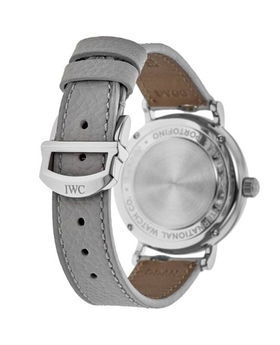 New IWC Portofino Automatic Blue Dial Leather Strap Women's Watch IW357416 - 第 4/5 張圖片