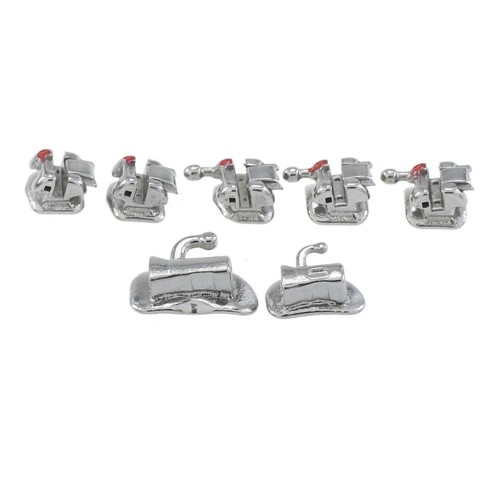 10 soportes autoligables de ortodoncia dental DAMON Q metal Roth 022 345 - Imagen 12 de 16