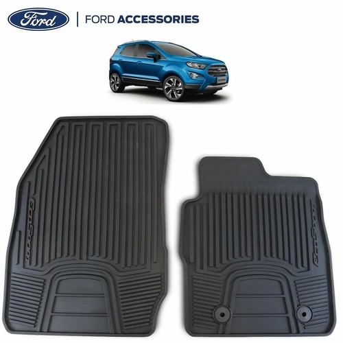 Genuine Ford EcoSport Front Rubber Contoured Floor Mats Black 20132014 1848168 eBay