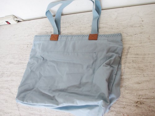 RARE Thirty One Zip-Top Organizing Utility Light Blue Canvas Tote Bag NURSE - Picture 3 of 8