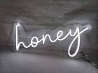 Honey Vivid Led Neon Sign Lamp Light Flex Acrylic Custom Room Hanging Display B