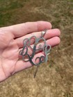 Huge Vintage Sterling Silver Monogram 9.25 Pendant — photo 10