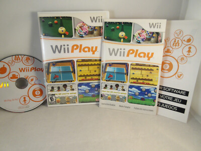 Wii Play Game (Nintendo Wii) Games Multi Sports CIB Complete w/Manual