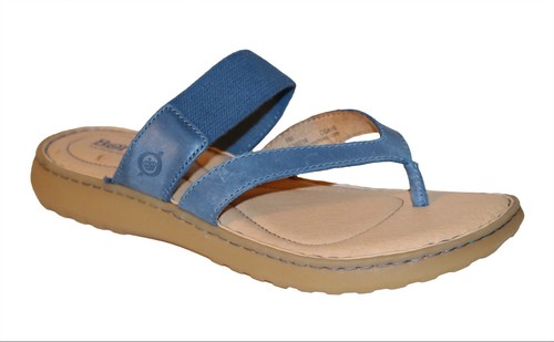 Born Nevis Damen-Sandalen Vollnarbenleder, marineblau, US 10 - Bild 1 von 4