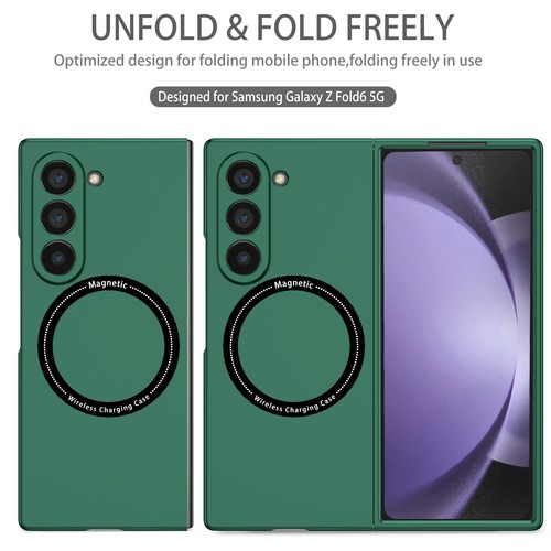 For Samsung Galaxy Z Fold6 5 4 3 Magnetic Wireless Charging Shockproof Slim Case - Photo 40 sur 82