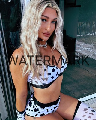 Izzy Dame 8x10 PHOTO WWE NXT Sexy Cow Bikini 2