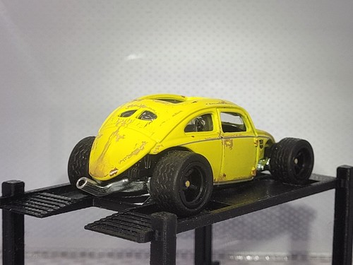 Hot Wheels Transformers Custom Volkswagen Beetle Bumblebee Walmart EXL CUSTOM RR - Picture 10 of 12