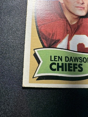 1970 Topps #1 Len Dawson HOF Kansas City Chiefs - Picture 4 of 7