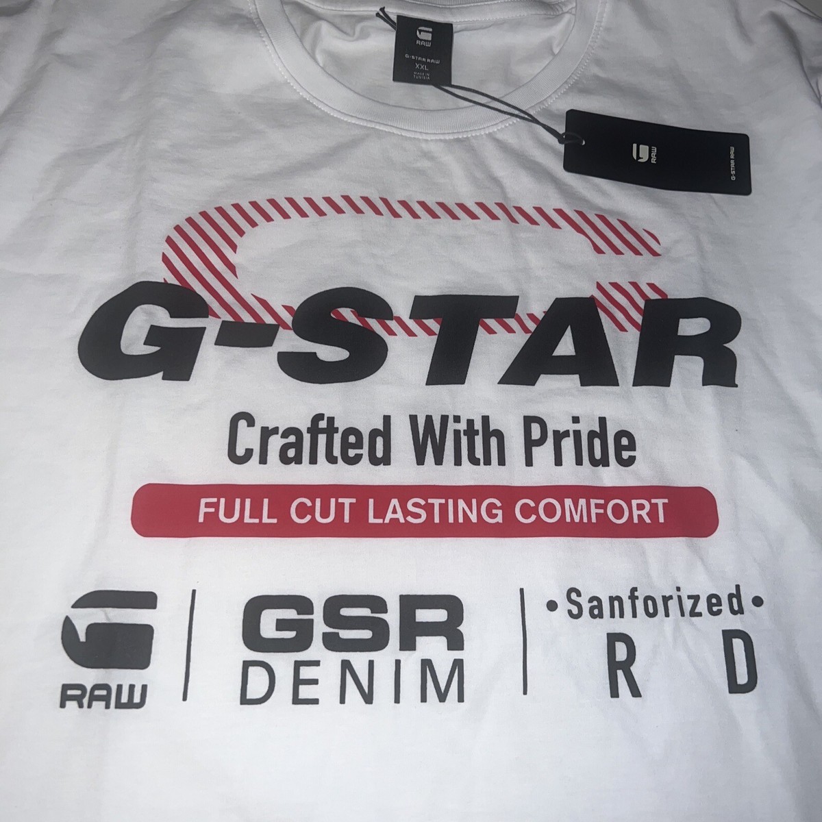 NWT G-Star Raw Men's Old Skool Crafted With Pride T Shirt
