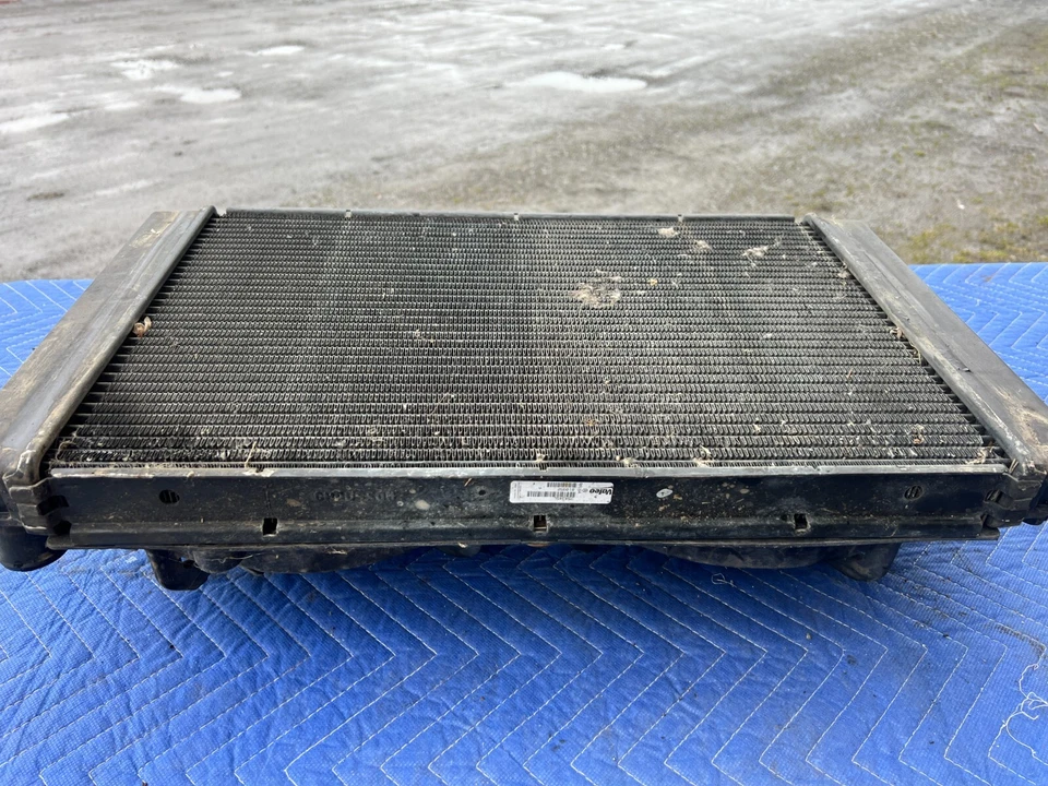 Par de pila de radiador y ventilador de refrigeración Porsche 944 1983-1985 94410614302 OEM #1845EM Foto 4 de 4