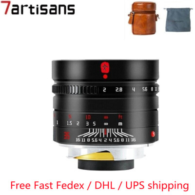 7artisans M35mm F2.0 II V2 Large Aperture Prime Lens for Leica M LM mount Camera
