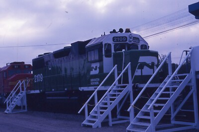 #ad #ad Original Train Slide Burlington Northern #2109 06 1990 Galesburg IL #7 $4.60
