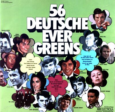 Various - 56 Deutsche Evergreens 2LP (VG+/VG+) '