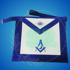 Masonic Regalia Blue Lodge Junior Deacon Embroidered Premium Quality Apron