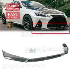 For Lexus IS300 IS350 IS500 21-25 GT Style Carbon Front Bumper Lip Splitter Kit