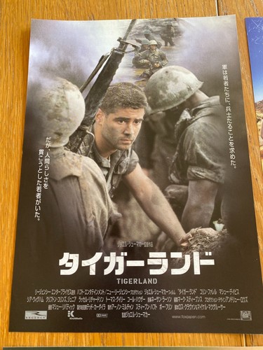Colin FARRELL Japan mini-poster x6 TIGERLAND After Yang LOBSTER 7 Psychopaths ++ - Picture 2 of 8