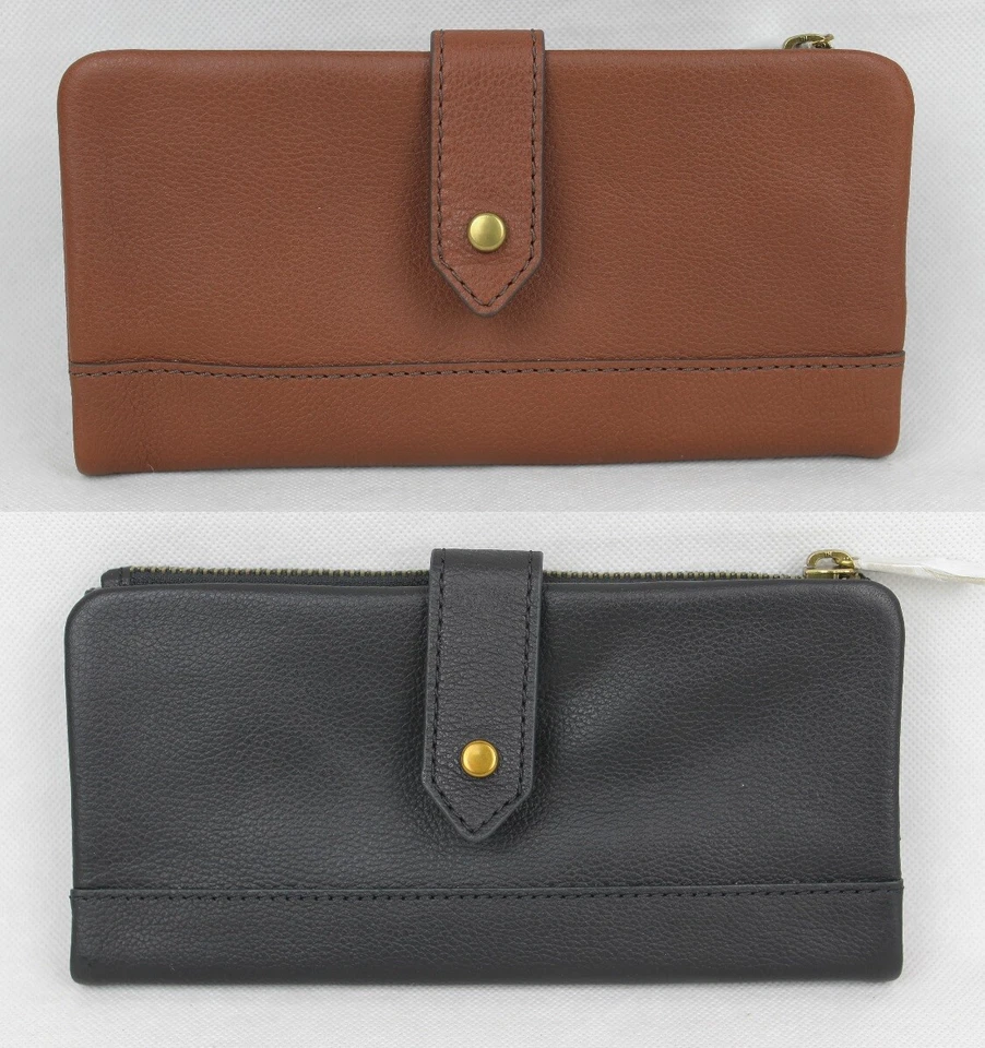 Fossil Damen Geldbörse Lainie - Clutch (in Farbe Brau oder Schwarz) - Bild 1 von 1