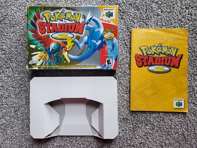 Pokemon Stadium 2 Original Authentic N64 Nintendo 64 Box & Insert Only