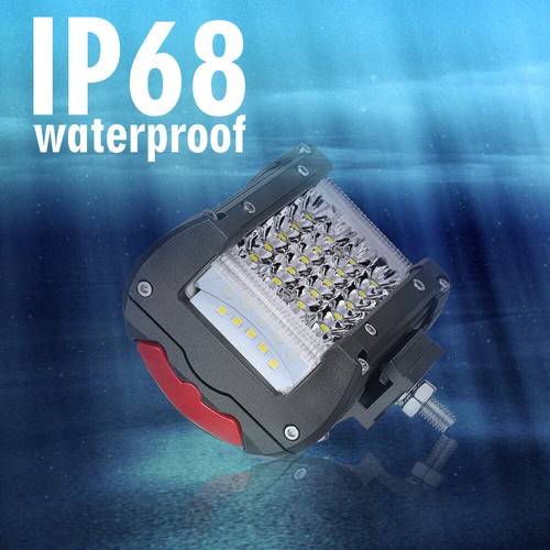 Pair 4" Cube Pods LED Work Lights Fog For EZGo TXT gas/electric golf cart 1994+ - Foto 4 di 13