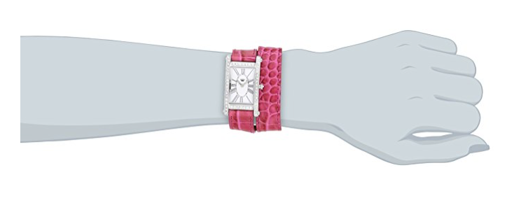 Juicy Couture 1901043 Pink Royal Double Wrap Leather Strap