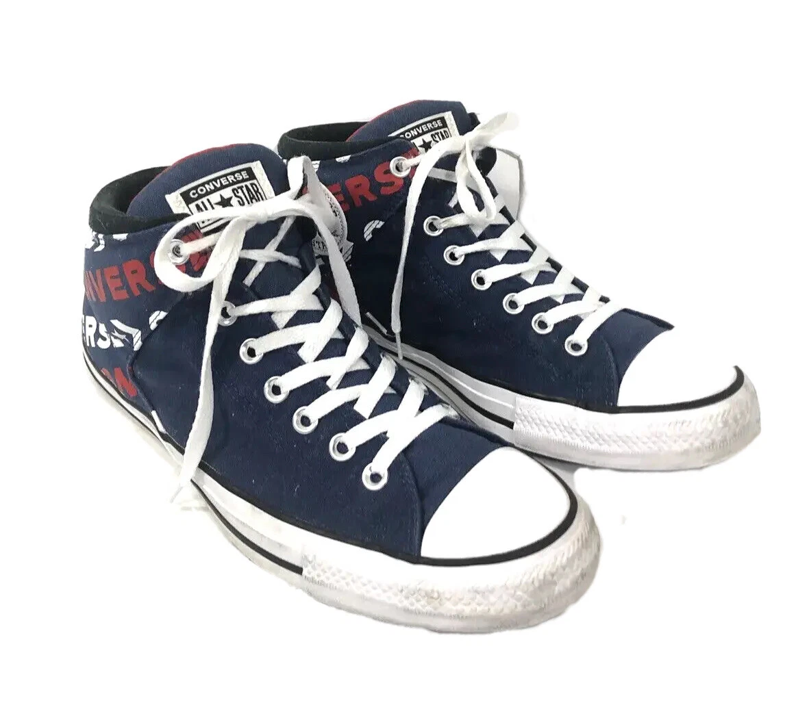 Converse CTAS High Street Mens 11.5 Womens 13.5 Navy Red White