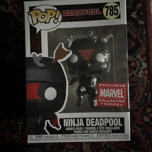 NIB Funko Pop! Ninja Deadpool #785 Marvel Vinyl Figure Collectors Corps