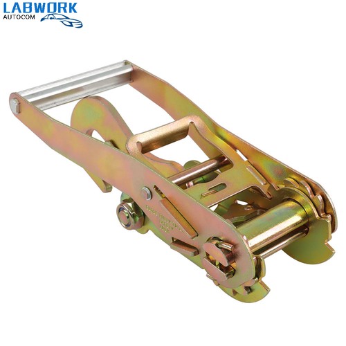 4x Car Tie Down W/ Snap Hooks Lasso Style 2"x96" Yellow 3300lb Universal Fitment - Picture 23 of 24