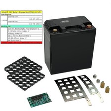DIY 12V 3S 10P 30Ah 35Ah Battery Storage Box 18650 Holder 3S 40A BMS Nickel Kit