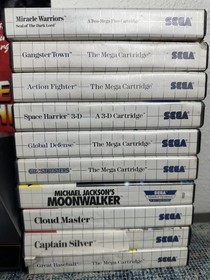 SEGA Master System Bundle With 20 Games - Tested