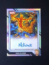 2026 Topps Finest Marvel Fantastic Four Mike McKone Auto Refractor